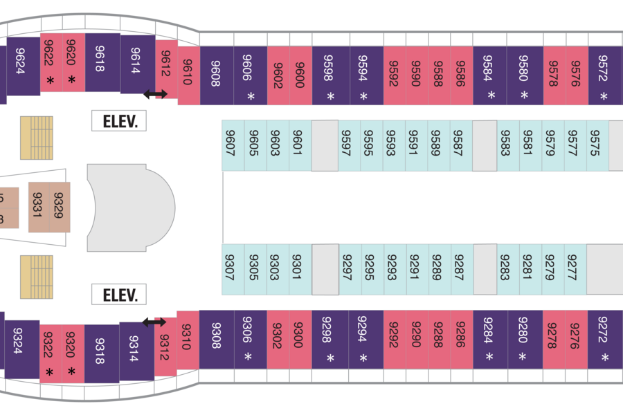 Royal Carribbean Deck plan Adventure of the Seas DECK09.png
